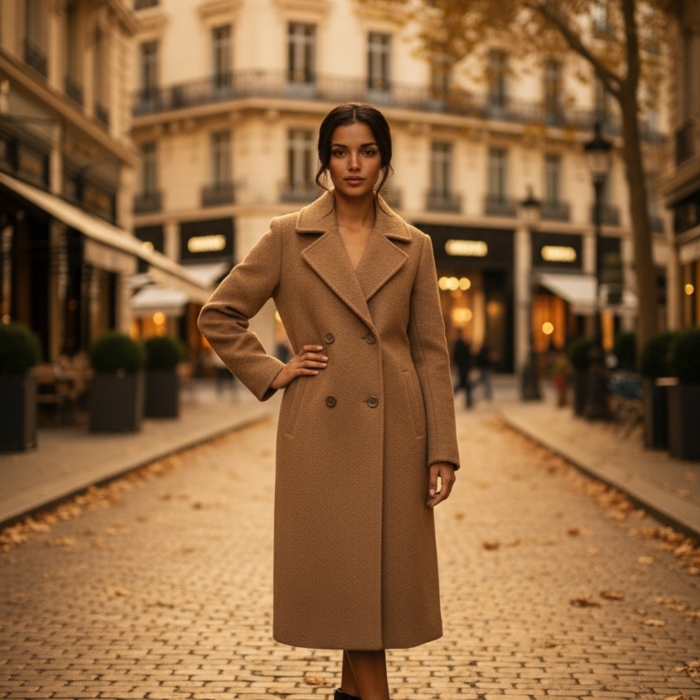 Chic Tan Women's Trench Coat